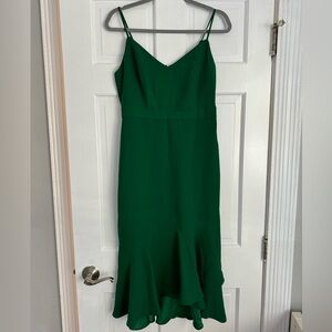 Banana Republic Green High and Low dress